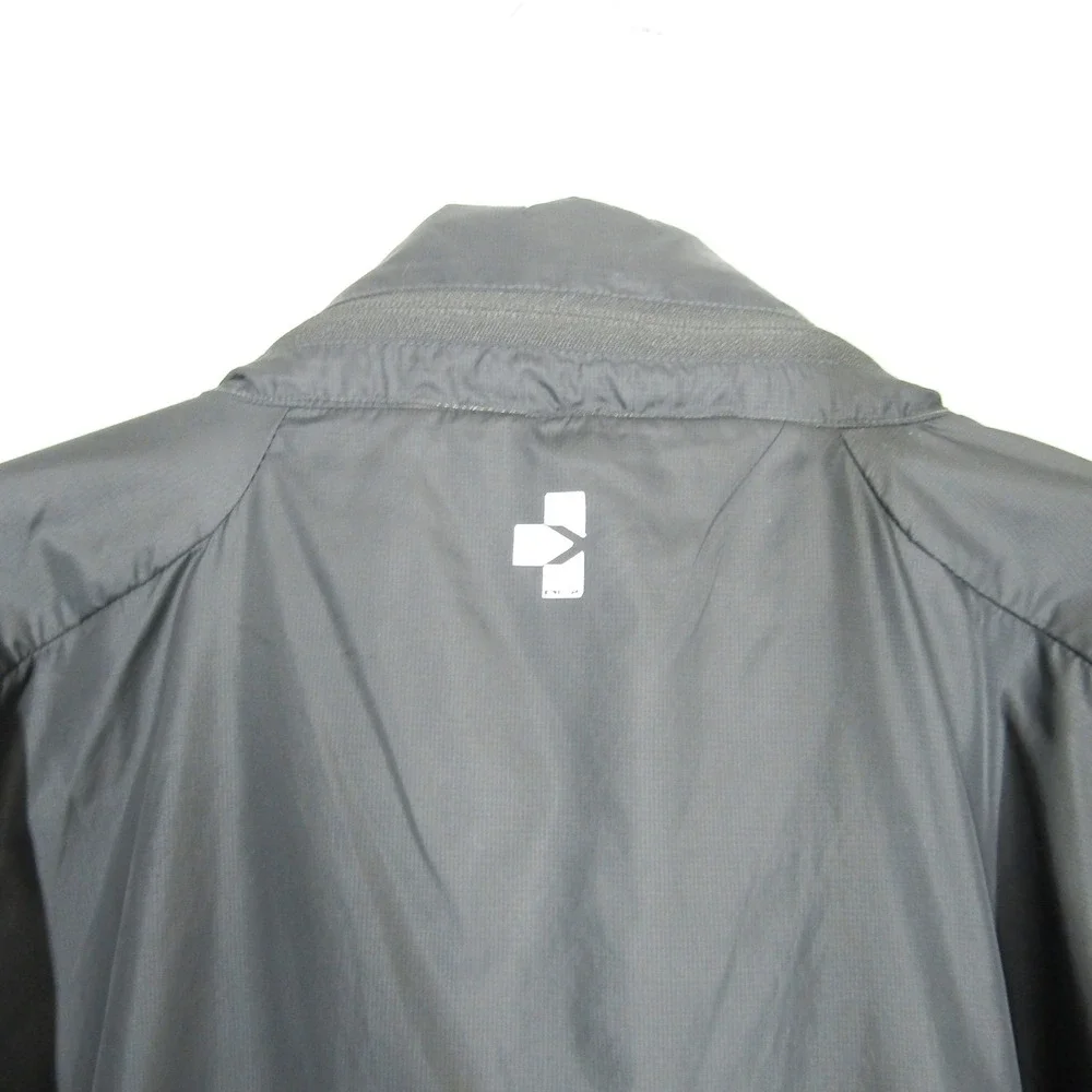 RLX Ralph Lauren Mens XXL Black Nylon Full Zip Windbreaker Jacket RLX67/10